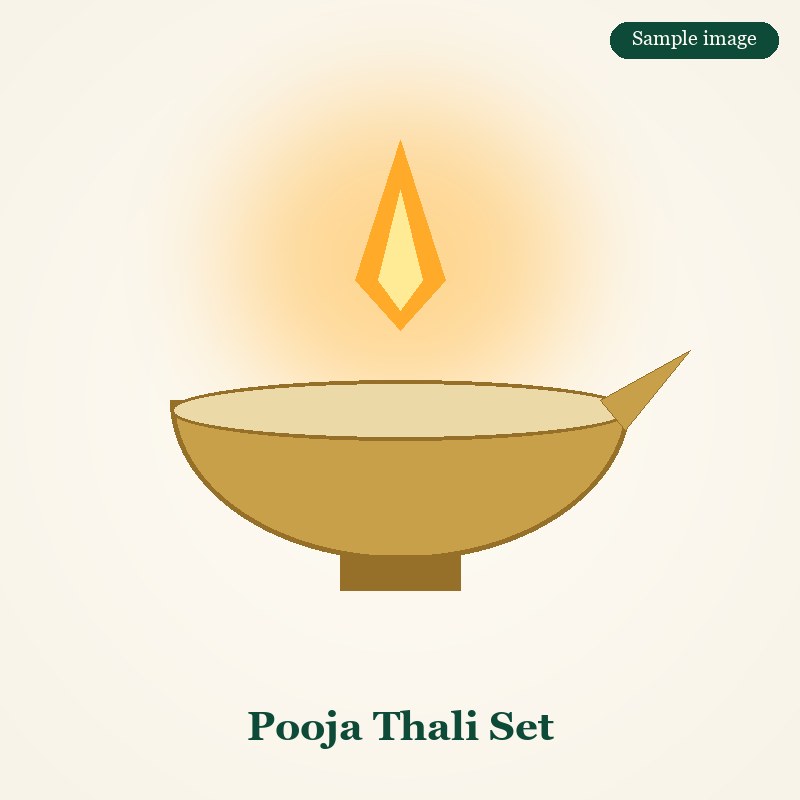 Pooja Thali Set (7 Pieces)